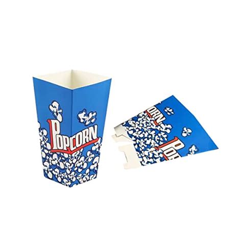 Lot De 50 Boîtes à Popcorn Jetables En Carton Pour Fête Carnaval