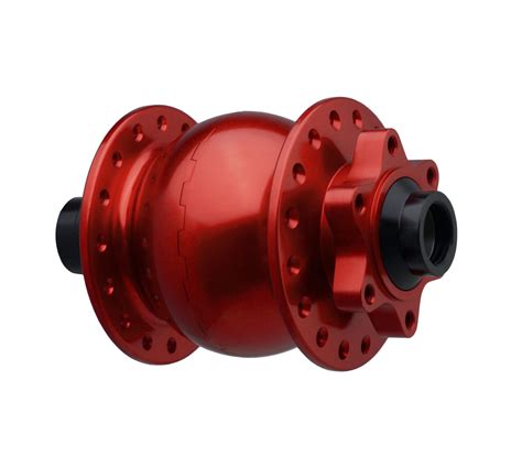 Hub Dynamo Son X Boost Disc Hole Red Anodized Front Wheel