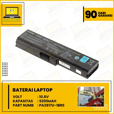 Jual Baterai Laptop Toshiba Satelite C600 C640 C645 C650 C655 L640