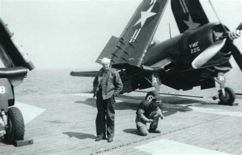 Asisbiz Vought F4U 4 Corsair VMF 225 White WI21 Onboard CVL 28 USS Cabot 01