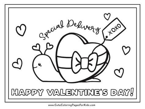 Valentine's Day Coloring Pages: Free Printable PDFs - Cute Coloring