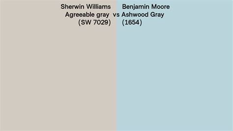 Sherwin Williams Agreeable Gray Sw 7029 Vs Benjamin Moore Ashwood Gray 1654 Side By Side