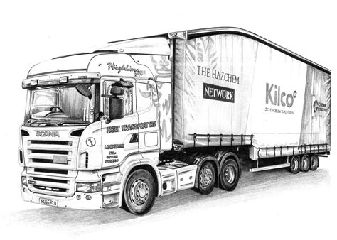 Truck Drawings And Sketches