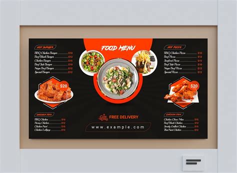 Digital Food Menu Design Template V-11 - Design Cuts