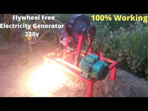 Flywheel Free Electricity Generator How To Make Free Energy Generator