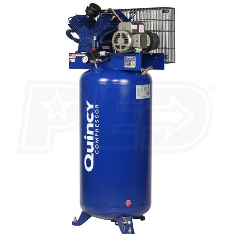 Quincy 2v41c60vc Qt 54 Pro 5 Hp 60 Gallon Two Stage Air Compressor 230v