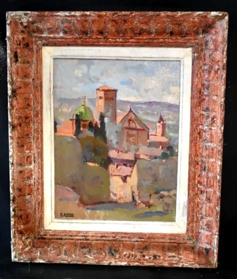 Tableau Huile Paysage De Provence Sign Marcel Bertoin Xx Me Eur