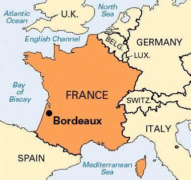 Bordeaux Map