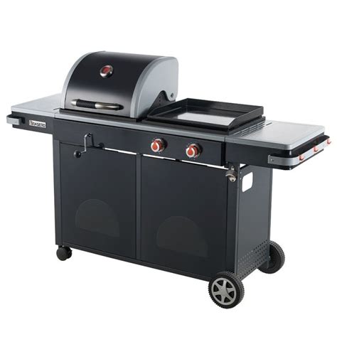 Barbecue Bi Energy L 2 Feux BRASERO Barbecue Charbon Et Plancha Gaz