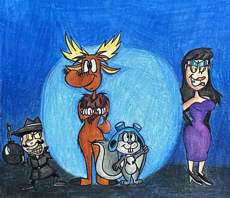 Rocky And Bullwinkle Fanart Roldcartoons