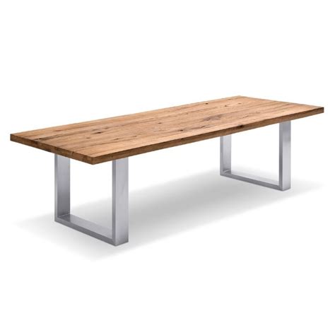 MCA Esstisch Castello 220 X 100 Cm Wildeiche Holz Dining Table