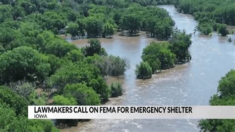 Iowa Lawmakers Call On Fema For Emergency Shelter In Wake Of Flooding