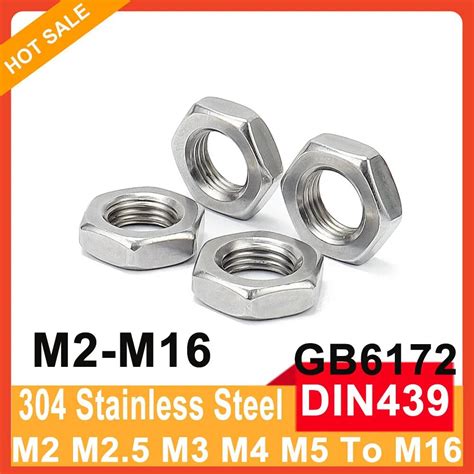 2 25pcs M2 M2 5 M3 M4 M5 M6 M8 M10 M12 M14 M16 A2 70 304 Stainless