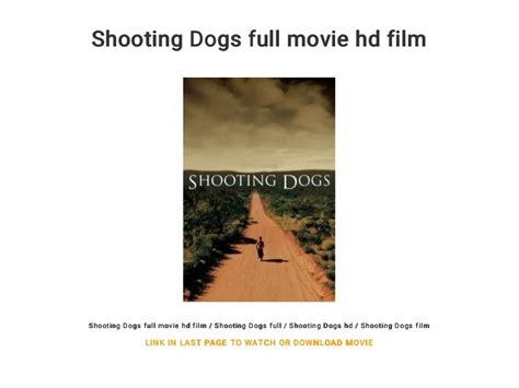 Shooting Dogs Full Movie Hd Film