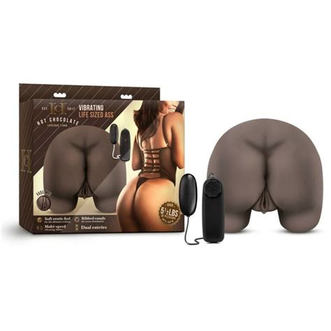 Luscious Tiana Vibrating Life Sized Ass Chocolate Placeres Sex