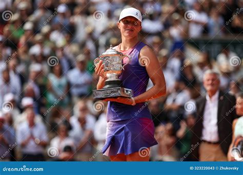 2024 Roland Garros Champion Iga Swiatek Of Poland During Trophy