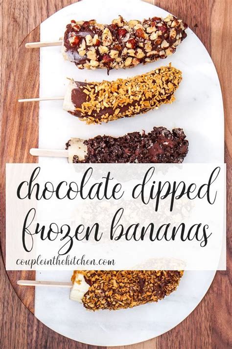 Chocolate covered frozen banana recipe – Artofit