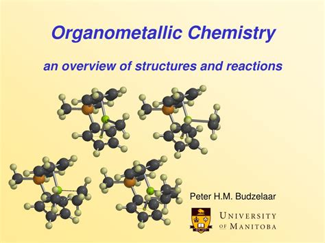 PPT Organometallic Chemistry An Overview Of Structures And Reactions