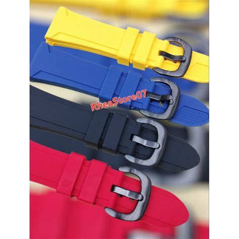 Jual Tali Karet Jam Alexandre Christie Strap Rubber Silicone Mm Mm