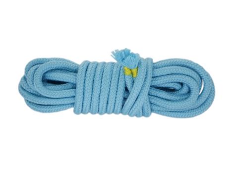 5m Bondage Seil Baumwolle Babyblau EDD24