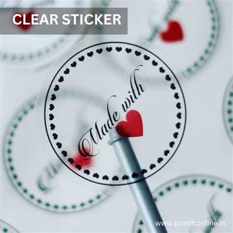 CLEAR STICKER