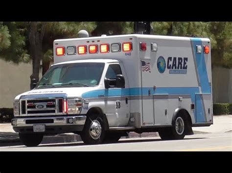 CARE Ambulance LACoFD Squad 40 Transporting YouTube