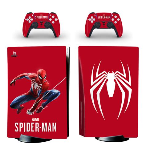 Marvel's Spider-Man PS5 Skin Sticker Decal Design 1 - ConsoleSkins.co