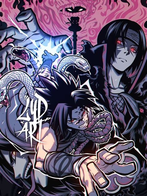 Sasuke Vs Itachi Naruto Art Naruto Drawings Naruto Sketch