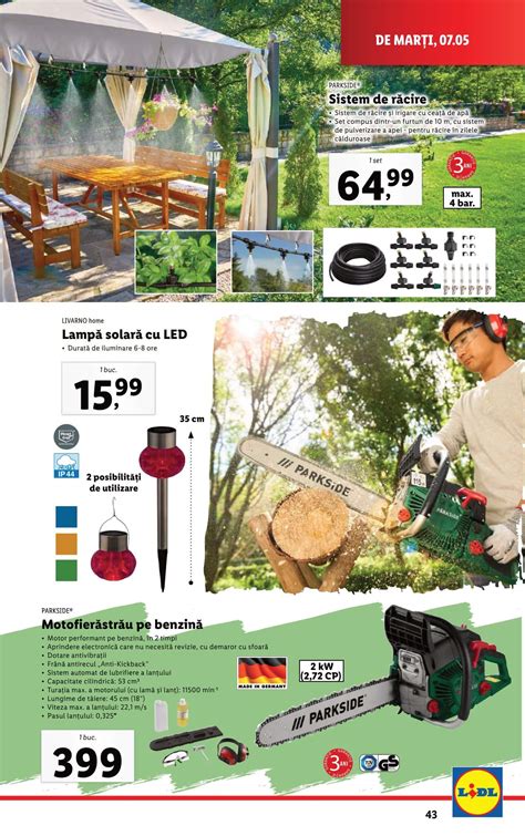 Oferte Lidl Parkside Gradina Din Mai Revista Lidl