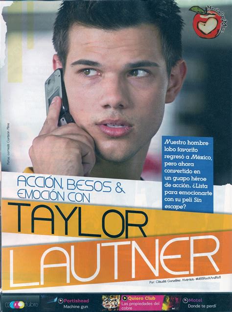 El Mundo de Crepusculo México Scans de Taylor Lautner en la Portada de