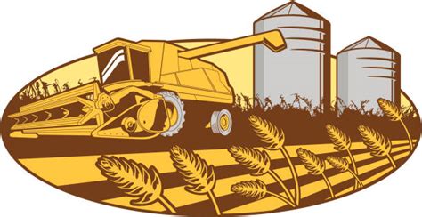 Combine Harvester Illustrations Royalty Free Vector Graphics And Clip