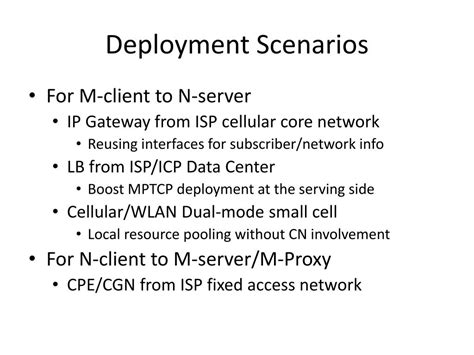 Ppt Use Cases And Requirements For Mptcp Proxy In Isp Networks