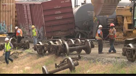 Union Pacific Two Trains Derailed In 24 Hours In Same Spokane Yard