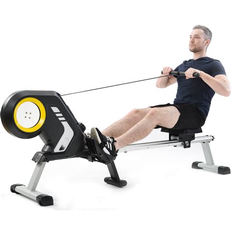 Magnetic Resistance Rowing Machine+Foldable Design 8Level Adjustable ...