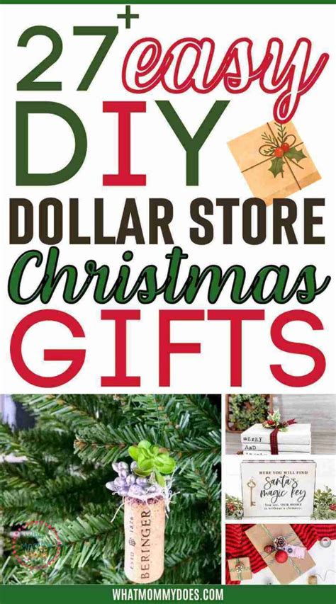 27 Easy To Make DIY Dollar Tree Christmas Gifts What Mommy Does