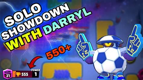 Brawl Stars Gameplay Solo Showdown With Darryl Youtube