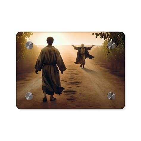 The Prodigal Son Wall Art Luke 15 Bible Parable Christian Artwork Home ...