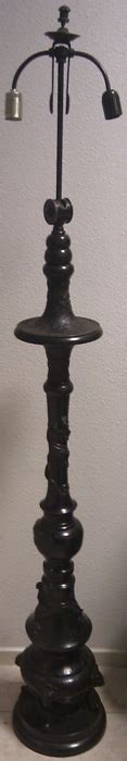 Grote Bronzen Staande Lamp Lot Detail Twents Veilinghuis