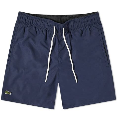 Lacoste Men S Classic Swim Short In Navy Lacoste