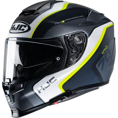 Capacete Hjc Rpha Kroon Preto Branco Verde Tri Composto