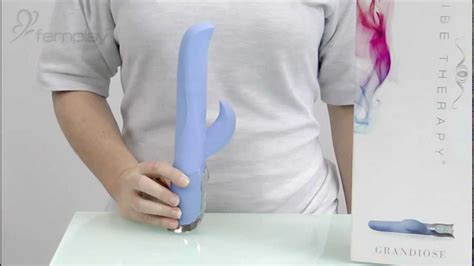 Femplay Vibe Therapy Grandiose Silicone Rabbit Vibrator Demonstration