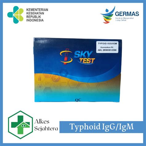 Jual Typhoid Salmonella Typhi Cassette Igg Igm Device Sky Test