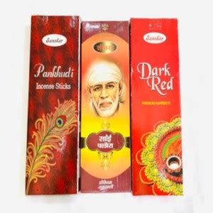 Sanskar Premium Scented Agarbatti 3 Different Fragrance Incense Stick