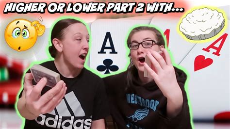 The Higher Or Lower Challenge Part 2 With Shaving Cream Pies Youtube