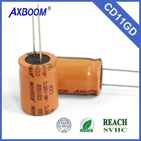 Axboom Cd11gd 400v47uf 400v180uf Radial Aluminum Electrolytic Capacitor Axboom And