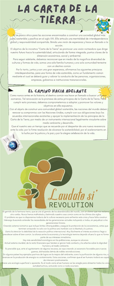 Laudato Si Y La Carta De La Tierra