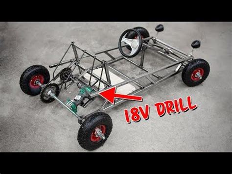 Go Kart Drill Powered YouTube Go Kart Drill Bicycle