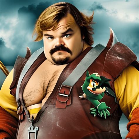 Jack Black As Bowser Creative Fabrica