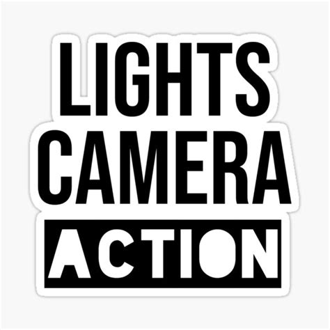 Lights Camera Action Gifts & Merchandise | Redbubble