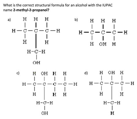 Structural Formula For Methyl Propanol Tert Butyl Off